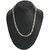 The Jewelbox Classic Curb 22K Gold Plated 18.7 IN  Chain for Men
