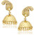 Kundan Pearl Jhumka Earrings For Women Girls in Traditional Ethnic Gold Plated Earings By Meenaz J114