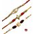 Sterling Set of 3 Fancy Rakhis