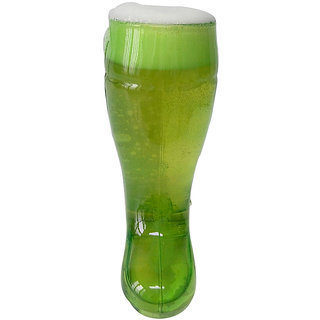 Beer Boot Glass in Green Colour