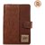 Genuine leather 6 ring binder planners diary ,,the brown book - MI Series - Brown Color.