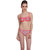 Clovia 2 Piece Polyamide Swimsuit Of Balconette Bra  V-Shaped Bikini In Red -Sm0013P04