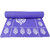 Gravolite 78inch36inch5MM Purple Floral Yoga Mat with Yoga Strap  Carry Bag