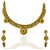 Anuradha Art Designer  Fancy Traditional Golden Colored Necklace Set For Women