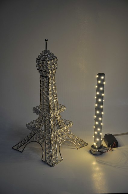 Crystal eiffel online tower floor lamp