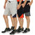 Christy World Multi Basic Shorts For Men-SHORT01LGRY04BLK05BLKM