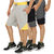 Christy World Multi Basic Shorts For Men-SHORT02BLK04LGRY02DGRYM