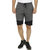 Christy World Grey Sports Shorts For Men-NIIKKER02DGREYM