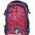 Gleam Mesh Padded School Waterproof Backpack         (Red, 17 inch)