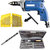 Powerful 10mm Drill Machine With 41 Pcs Screwdriver Toolkit