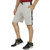 Christy World Grey Sports Shorts For Men-NIIKKER03LGREYM