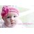 Love Crochet Art Crochet Baby Headband Pink for New Born