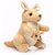 Tabby Toys Kangaroo Soft With Baby In Pouch  - 35 cm (Brown)