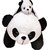 Tabby Toys Cute  Careing Mother Panda With Innocent Baby Soft Toy  - 24 cm (White, Black)