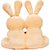 Tabby Toys Cute Bunny Couple With Heart  - 30 cm (Beige, White)