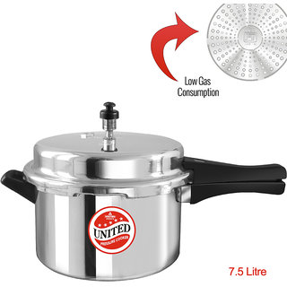 UNITED 7.5 Litre Elegance Outer Lid Pressure Cooker