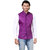 Amora Designer Ethnic Purple Solid Bhilwara Jute  Koti (Waist Coat) For Men