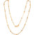 Mahi Exa Collection Gold Plated Saturn Womens Chain CN6012011G