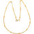 Mahi Exa Collection Gold Plated Saturn Thick Womens Chain CN6012012G