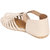 Jade WomenS Cream Casual Round Toe Velcro Sandals (JDB02-Cream)