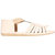Jade WomenS Cream Casual Round Toe Velcro Sandals (JDB02-Cream)