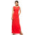 Rimsha Red Plain Bodycon Dresses For Women