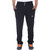 Vimal-Jonney Navy Blue And Black Mens Cotton Trackpants  Pack Of 2
