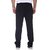 Vimal-Jonney Ultra Black Cotton Trackpants With Piping-D1BLACK