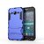 Heartly Graphic Designed Stand Hard Dual Rugged Armor Hybrid Bumper Back Case Cover For Samsung Galaxy J2 SM-J200F - Power Blue