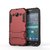 Heartly Graphic Designed Stand Hard Dual Rugged Armor Hybrid Bumper Back Case Cover For Samsung Galaxy J2 SM-J200F - Hot Red