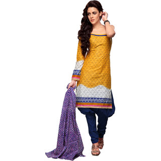 Florence Multicolor Cotton Printed Salwar Suit Dress Material Unstitched