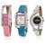 Ladies Leather Watch Set of 3 Combo Ovd 162