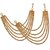 Pourni Traditional Golden Antique finish Ear Chain - PRERchain01