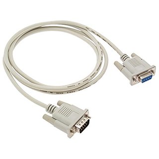 M RS232 COM to F RS232 COM Adapter Cable 4.5Ft - White