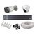 Cp Plus 1 Dome Camera  1 Bullet Camera +4 Channel Dvr + Connectors + Power Supply+ Hard Disk + Wires Combo