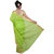 Fashionkiosks Green Colour Pure Cotton Saree With Zari Work Border and Blouse Attached KotaLG