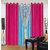 Akash Ganga Polyester Multicolor Eyelet Door Curtains (Set of 4) (7 Feet) CUR4-ST-304-7