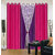 Akash Ganga Polyester Multicolor Eyelet Door Curtains (Set of 4) (7 Feet) CUR4-ST-320-7
