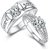 RM Jewellers CZ 92.5 Sterling Silver American Diamond Best Fabulous Couple Band For Men and Women