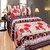 Laura 3D- Designer Polycotton Double Bedsheet With 3 Doormats