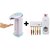 Automatic Touchless Soap Liquid Dispenser+Toothpaste Dispenser+ Detachable Toothbrush Holder-3qty