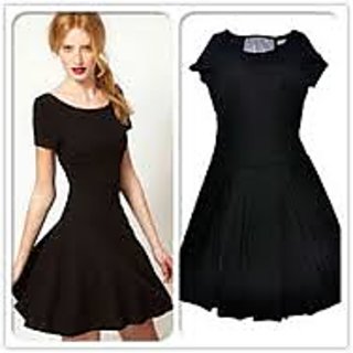 black one piece dress for girl