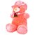 Tickles Orange Cute Cap Teddy With Rose Stuffed Soft Plush Toy Teddy Bear 60 cm T763