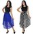 Klick2Style Pack of 2 Blue Printed Fit & Flare Dress For Women