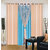 Akash Ganga Polyester Multicolor Eyelet Long Door Curtains (Set of 4) (9 Feet) CUR4-ST-401-9
