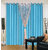 Akash Ganga Polyester Multicolor Long Door Eyelet Curtains (Set of 4) (9 Feet) CUR4-ST-406-9