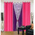 Akash Ganga Polyester Multicolor Long Door Eyelet Curtains (Set of 4) (9 Feet) CUR4-ST-421-9
