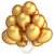 Seema Creations Golden Latex Balloon - Pack of 50