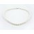 WF High Gloss Simulated Pearl Chain Pendant Collar Necklace Women Jewelry