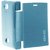 Sky Blue Leather Flip Book Cover Case For Nokia Asha 503